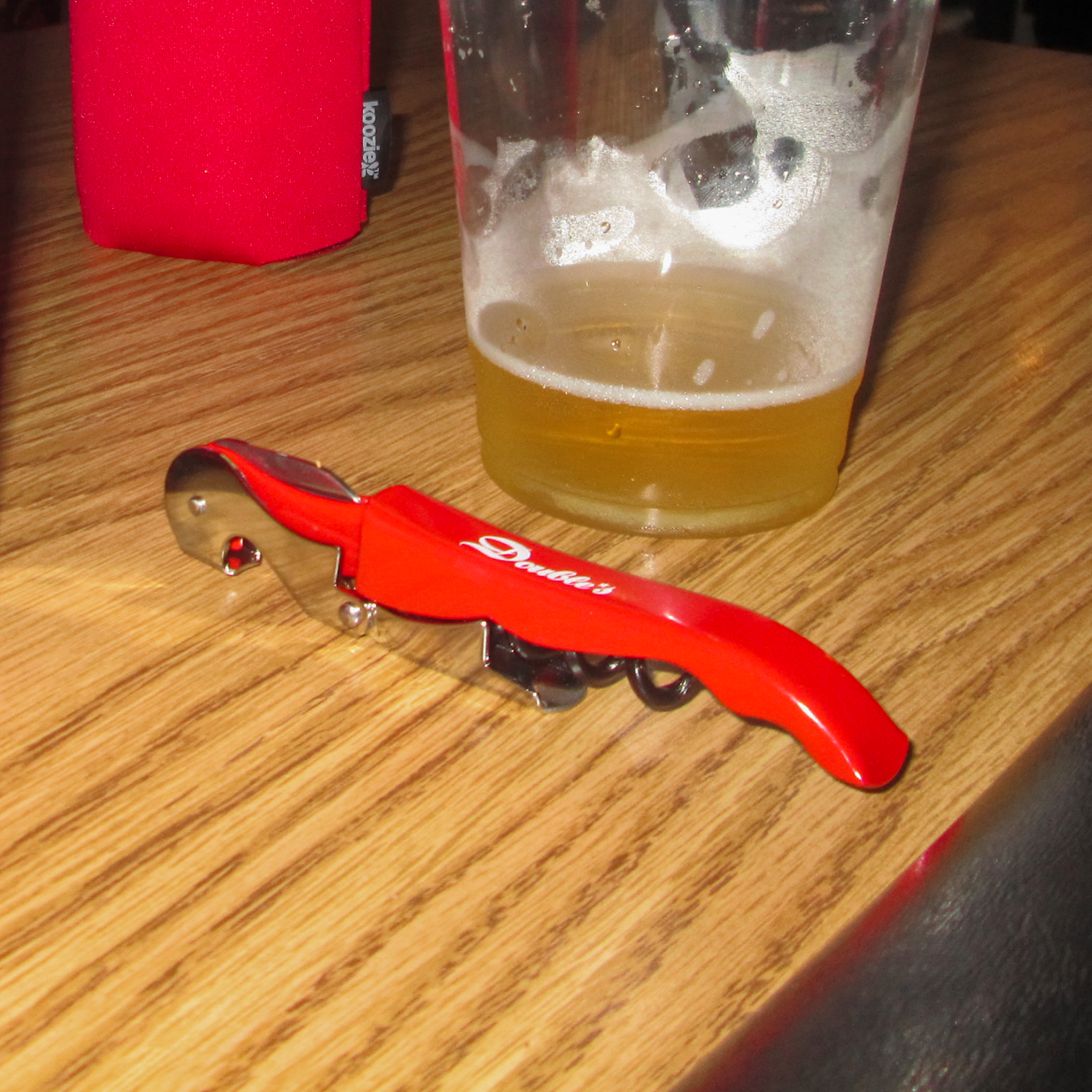 “Double’s” red bottle opener