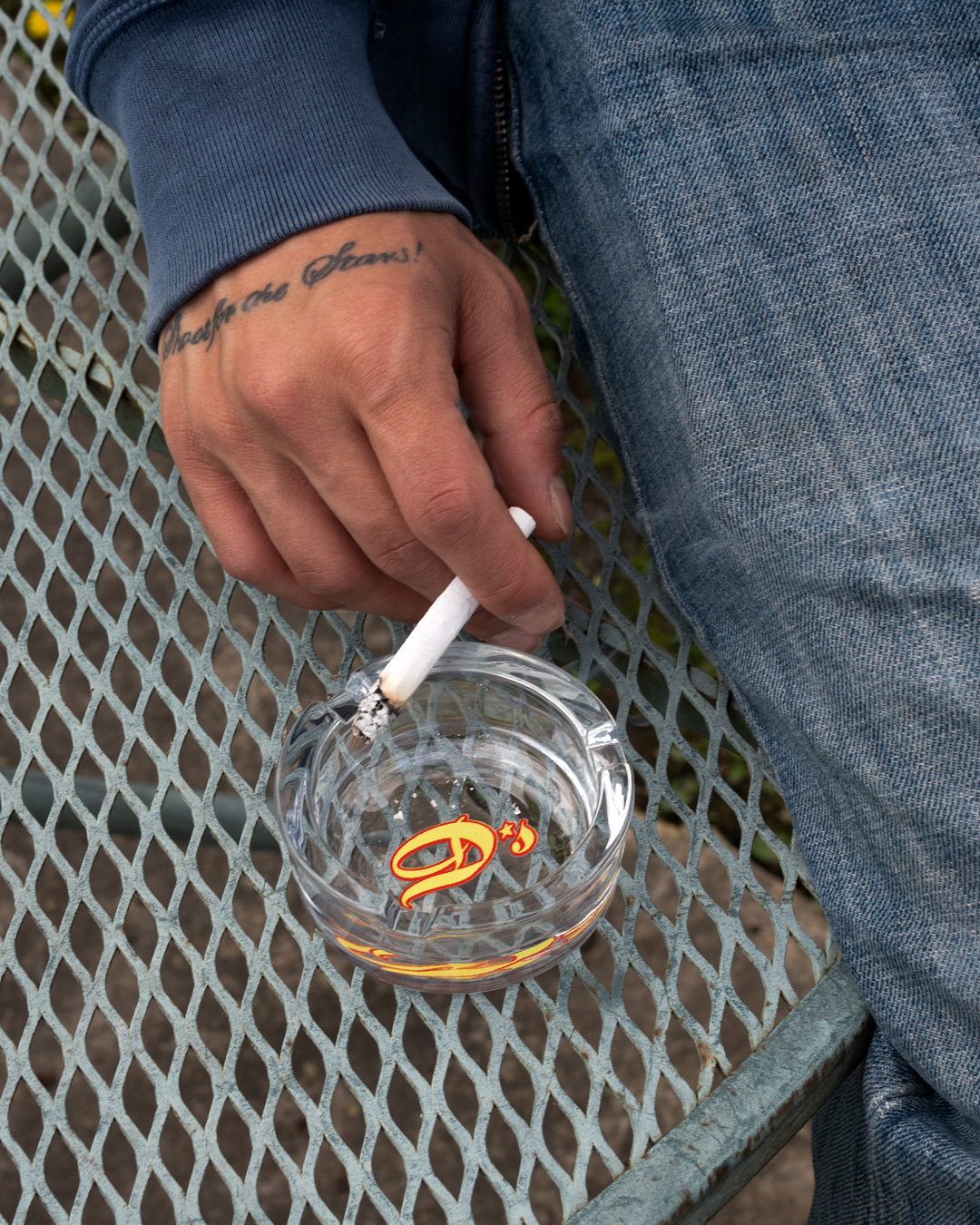 Double's Glass Ashtray