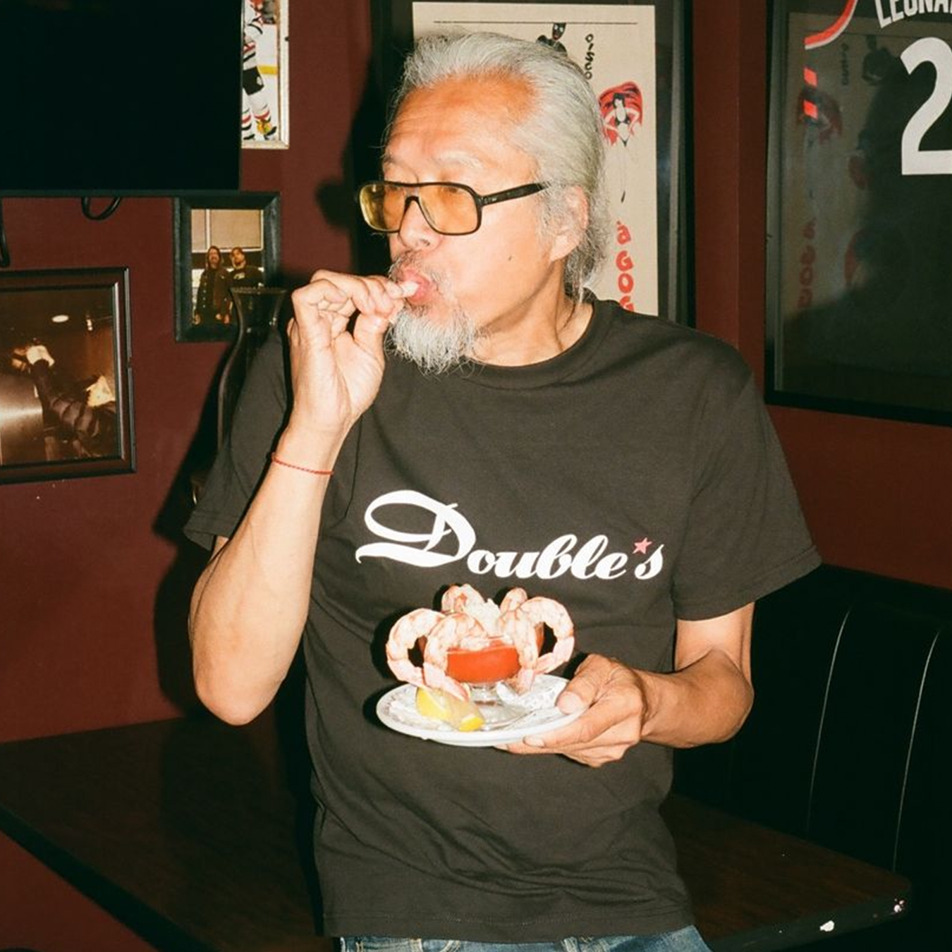 Double' s Black Logo T-Shirt